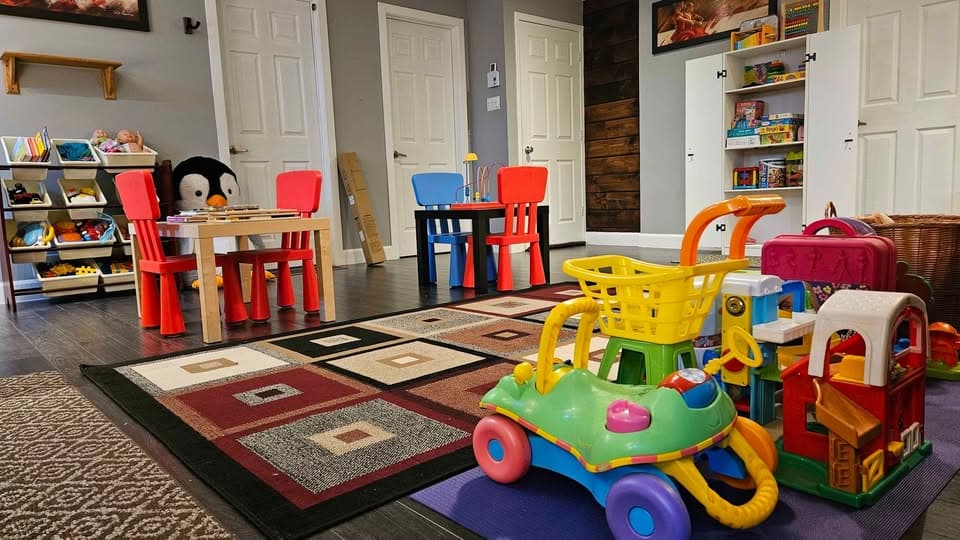 Salle d'activités de la garderie