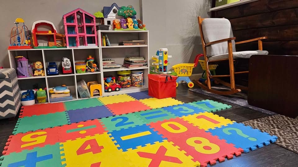 Aire de jeu intérieure de la garderie